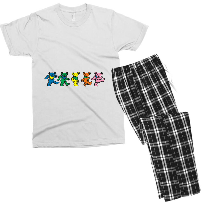 Line Grateful Bears Men's T-shirt Pajama Set | Artistshot