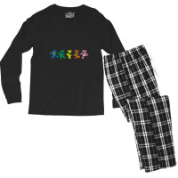 Line Grateful Bears Men's Long Sleeve Pajama Set | Artistshot