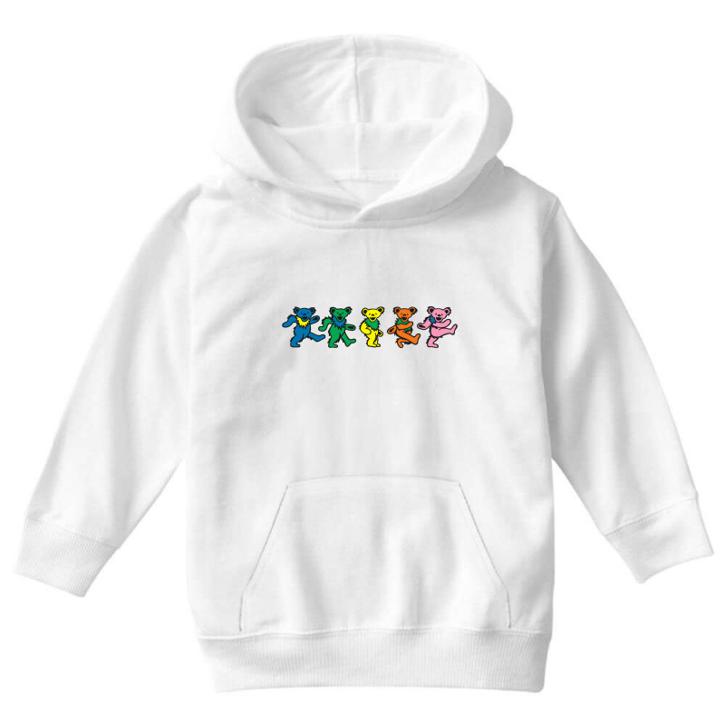 Line Grateful Bears Youth Hoodie | Artistshot