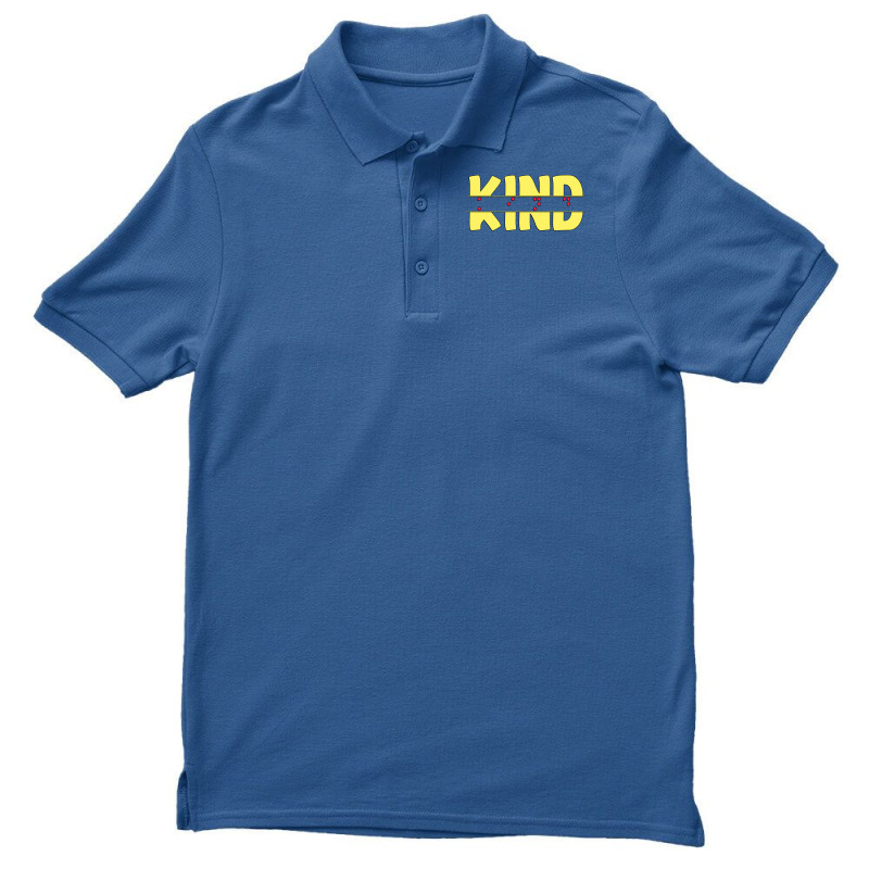 Braille Kind Unique Gift For The Visually Impaired Men's Polo Shirt | Artistshot