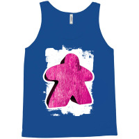 Pink Meeple On White Painted Background Girl Tank Top | Artistshot