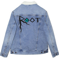 R O O T Bird Stars Unisex Sherpa-lined Denim Jacket | Artistshot