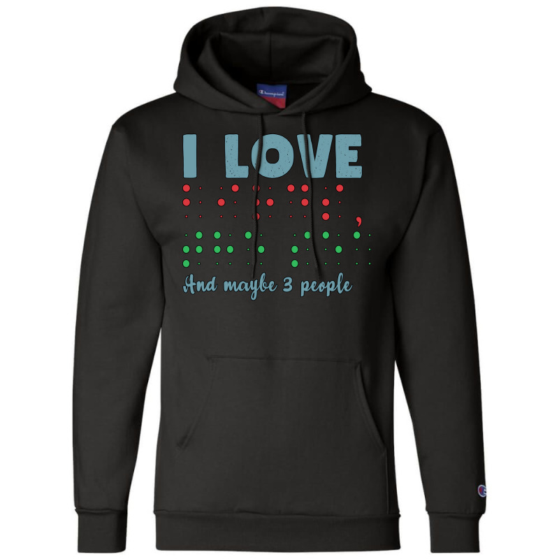 I Love Birds The Sea And Maybe 3 People Gift For T Champion Hoodie by saftabezazia | Artistshot