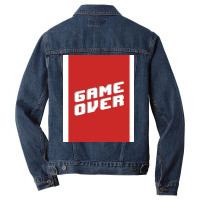 Game Over Hipster Men Denim Jacket | Artistshot