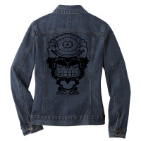 Ikari Monkey Crokinole Cool Ladies Denim Jacket | Artistshot