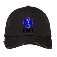 Emt Ems Paramedic Star Of Life Caduceus T Shirt Vintage Cap | Artistshot