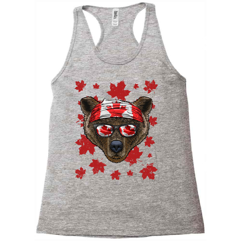 Canadian Bear T  Shirt Canadian Bear Patriotic Can Racerback Tank by umurray372 | Artistshot