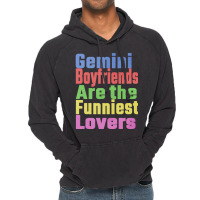 Gemini Boyfriends Are The Funniest Lovers Unique G Vintage Hoodie | Artistshot