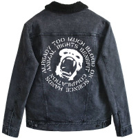 Fleas And Lice Unisex Sherpa-lined Denim Jacket | Artistshot