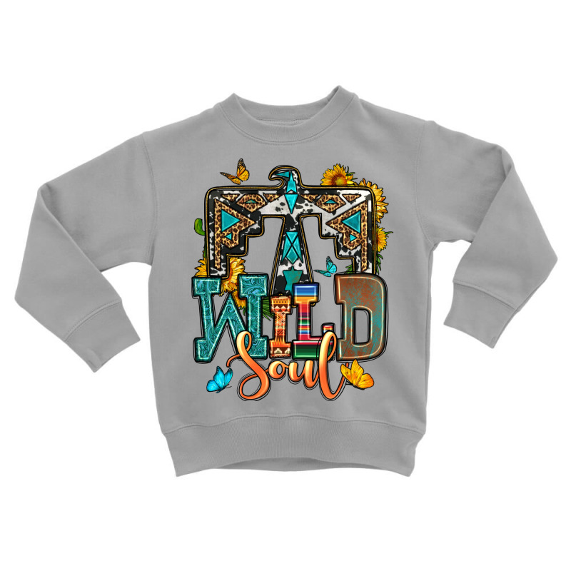 Western Wild Soul Toddler Sweatshirt | Artistshot