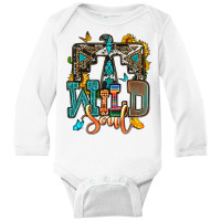 Western Wild Soul Long Sleeve Baby Bodysuit | Artistshot