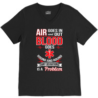 Emt Funny First Responder Gift Paramedic Ems Nurse Emt T Shirt V-neck Tee | Artistshot