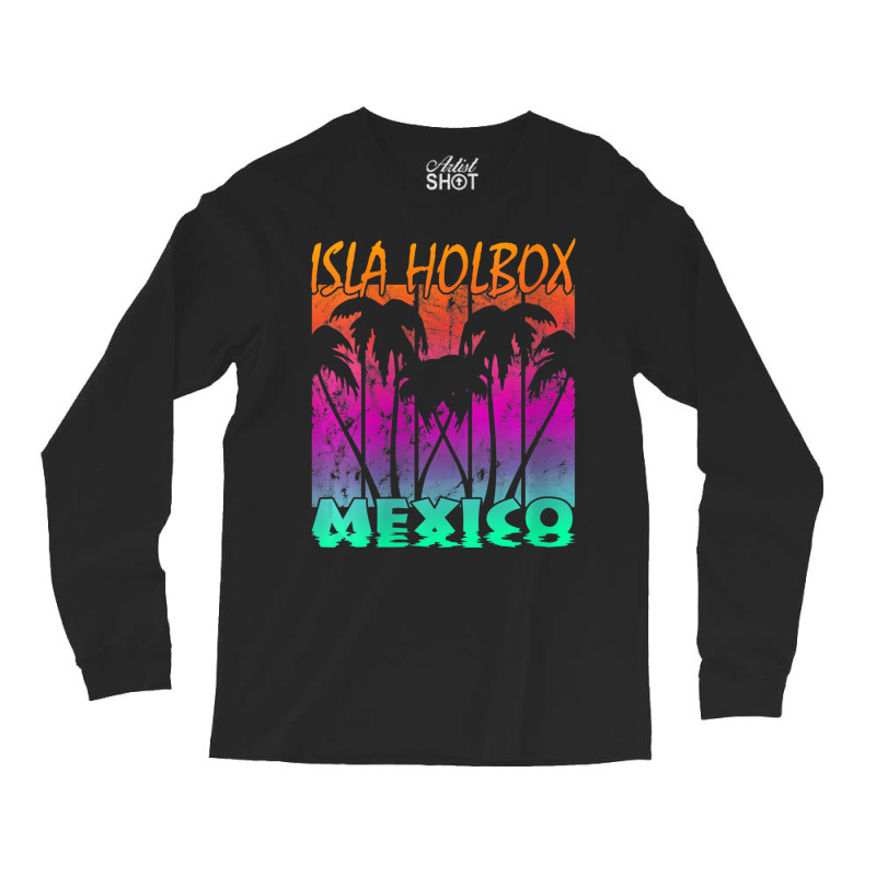 Womens Isla Holbox Mexico V Neck T Shirt Long Sleeve Shirts | Artistshot