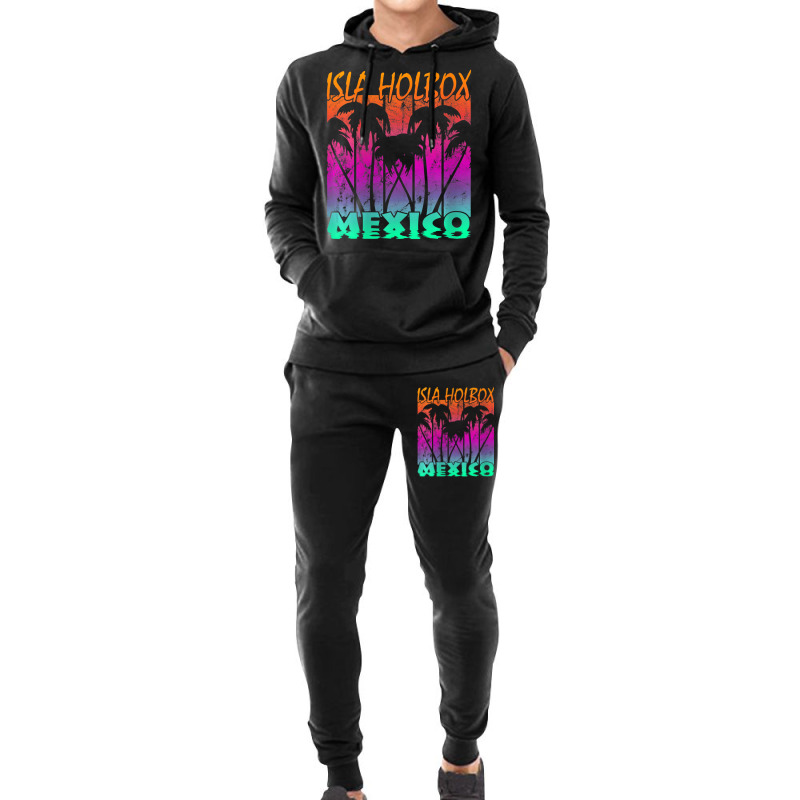 Womens Isla Holbox Mexico V Neck T Shirt Hoodie & Jogger Set | Artistshot