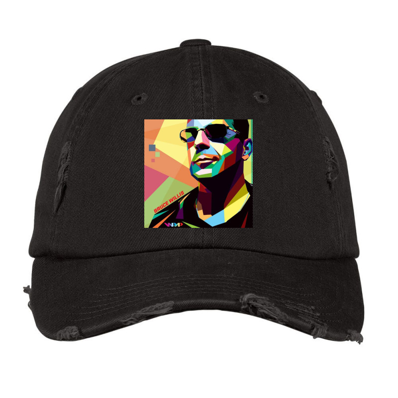 Custom Bruce Willis, Die Hard,nying, Movie,usa Vintage Cap By