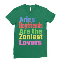 Aries Boyfriends Are The Zaniest Lovers Unique Gif Ladies Fitted T-shirt | Artistshot