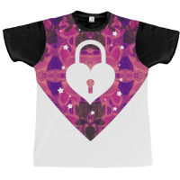 Heart 12 Heart Lock Hipster (1) Graphic T-shirt | Artistshot