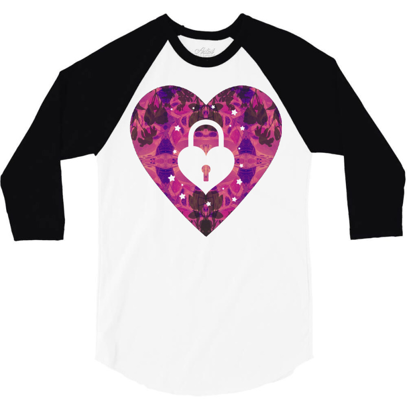 Heart 12 Heart Lock Hipster (1) 3/4 Sleeve Shirt | Artistshot