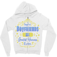 Capricorn Boyfriends Greatest Humans Ever Unique G Zipper Hoodie | Artistshot