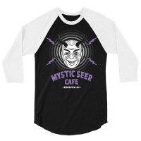 Mystic Seer Cafe 3/4 Sleeve Shirt | Artistshot