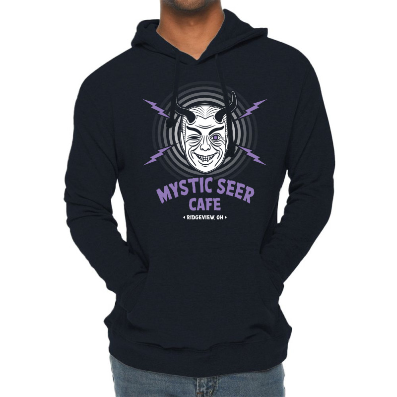 Mystic Seer Cafe Lightweight Hoodie by enzormiersh | Artistshot