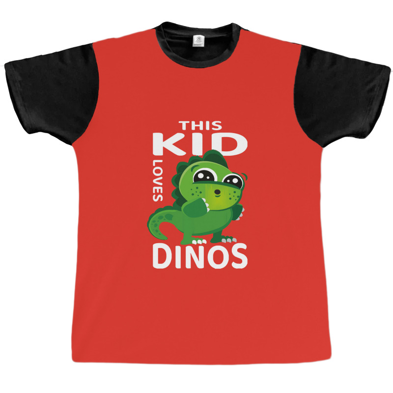 Dinosaur  This Kid Loves Dinos I Kids I Dinosaur Graphic T-shirt | Artistshot