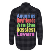 Aquarius Boyfriends Are The Sassiest Lovers Unique Flannel Shirt | Artistshot