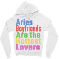 Aries Boyfriends Are The Hottest Lovers Unique Gif Zipper Hoodie | Artistshot