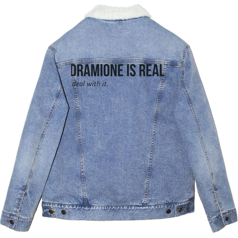 Dramione Is Real Unisex Sherpa-Lined Denim Jacket by feronwouwerl | Artistshot