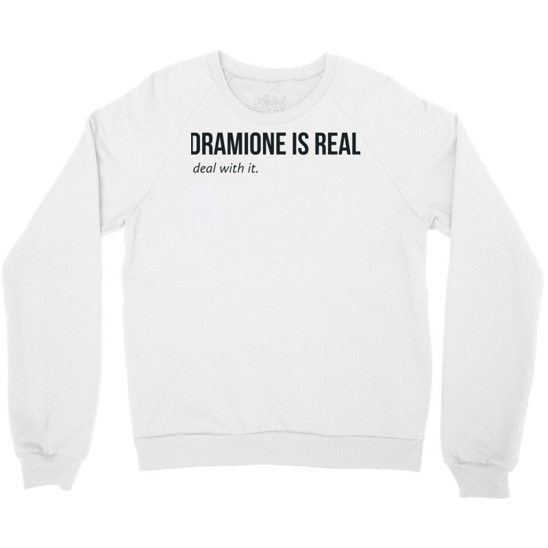 Dramione Is Real Crewneck Sweatshirt by feronwouwerl | Artistshot