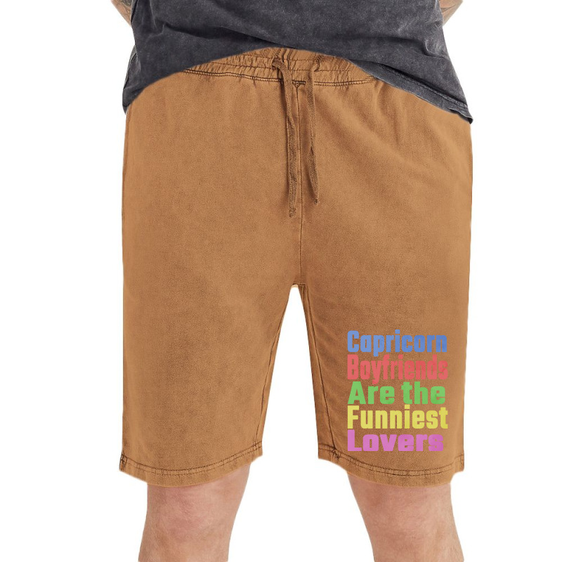 Capricorn Boyfriends Are The Funniest Lovers Uniqu Vintage Short | Artistshot