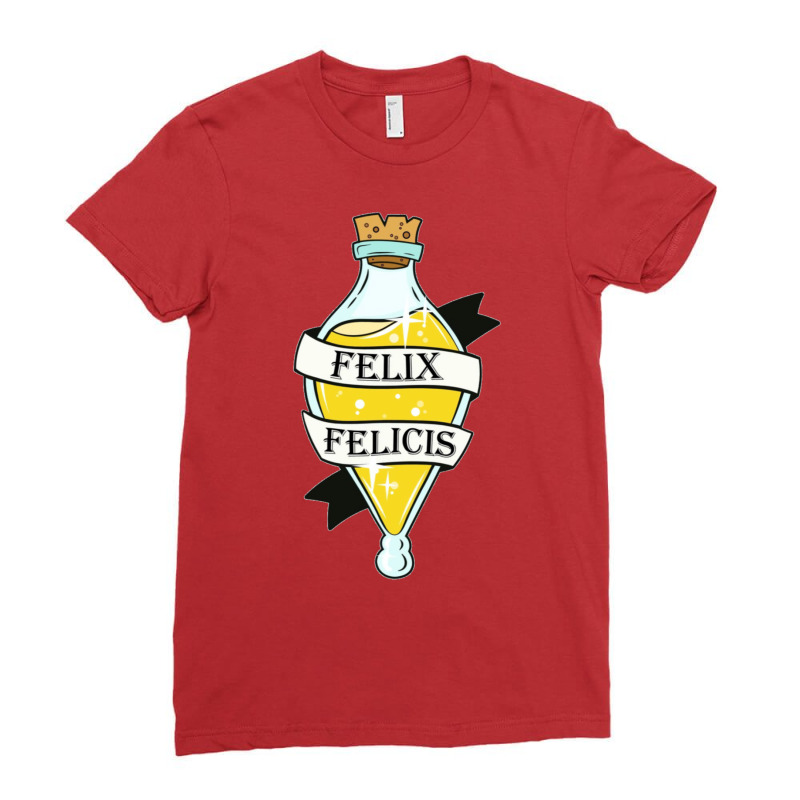 Felix Felicis Potion Bottle Ladies Fitted T-Shirt by olickkipnis2 | Artistshot