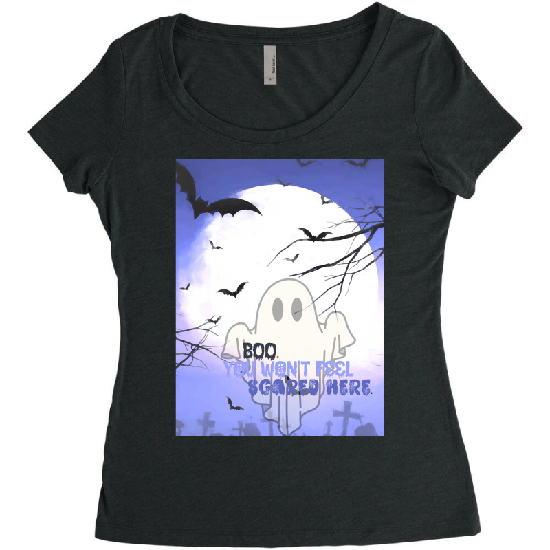 Halloween Terror Women's Triblend Scoop T-shirt by feronwouwerl | Artistshot