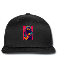 Heavy Metal Bear With Guitar Midjourney Printed Hat | Artistshot