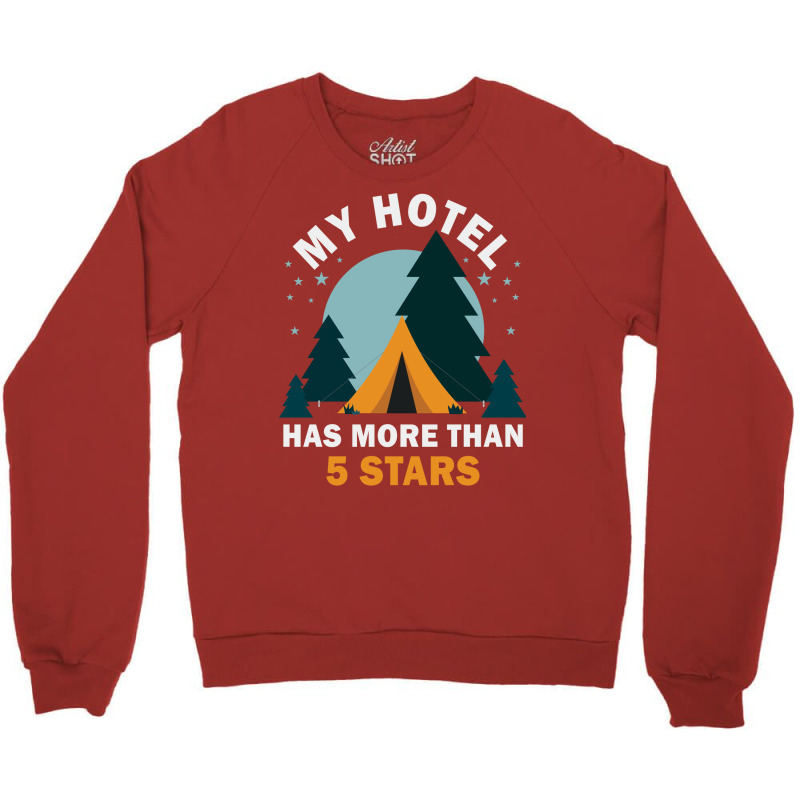 Camping Tents Nature Scouts Aesthetic Crewneck Sweatshirt | Artistshot