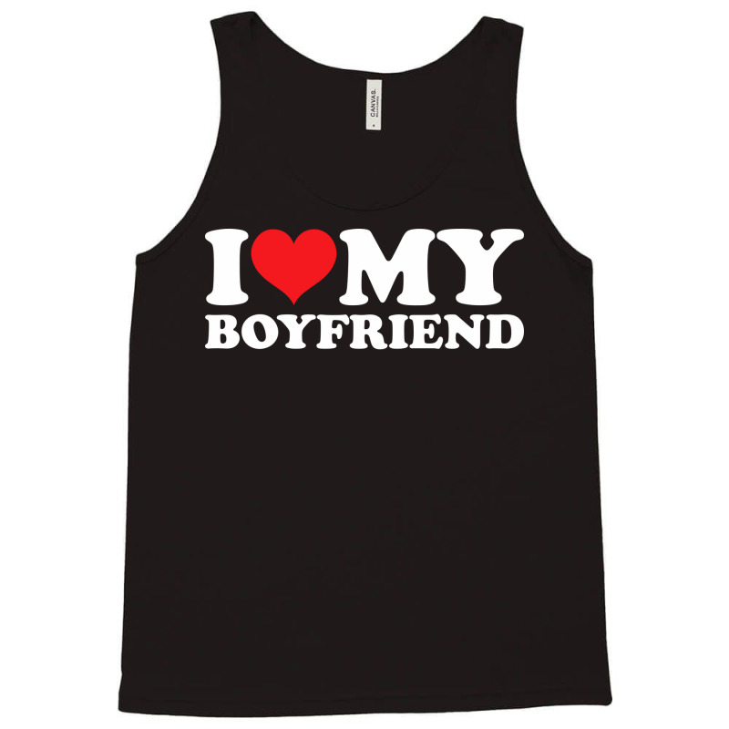 I Love My Boyfriend Heart Aesthetic (1) Tank Top | Artistshot