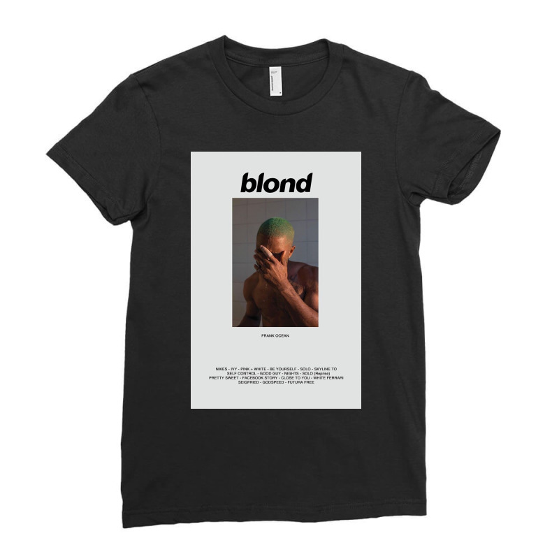 Frank Ocean Blonde Album Ladies Fitted T-Shirt by amberlykins | Artistshot