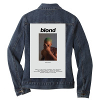 Frank Ocean Blonde Album Ladies Denim Jacket | Artistshot