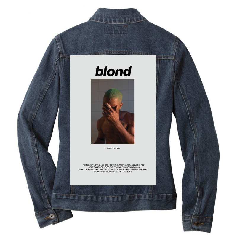 Frank Ocean Blonde Album Ladies Denim Jacket by amberlykins | Artistshot