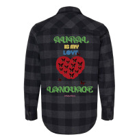 Aural Is My Love Language Blue (1) Flannel Shirt | Artistshot