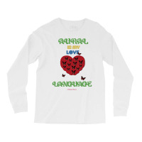 Aural Is My Love Language Blue (1) Long Sleeve Shirts | Artistshot