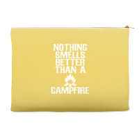 Camping T  Nothing Smells Better Than A Campfire M Accessory Pouches | Artistshot