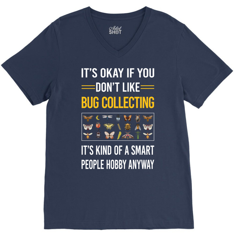 Funny Smart People 02 Bug Collecting Insect Insect V-Neck Tee by lenainplongo2 | Artistshot