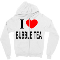 I Bubble Tea I Love Bubble Tea I Heart Bubble Tea Zipper Hoodie | Artistshot