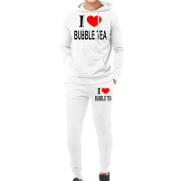 I Bubble Tea I Love Bubble Tea I Heart Bubble Tea Hoodie & Jogger Set | Artistshot