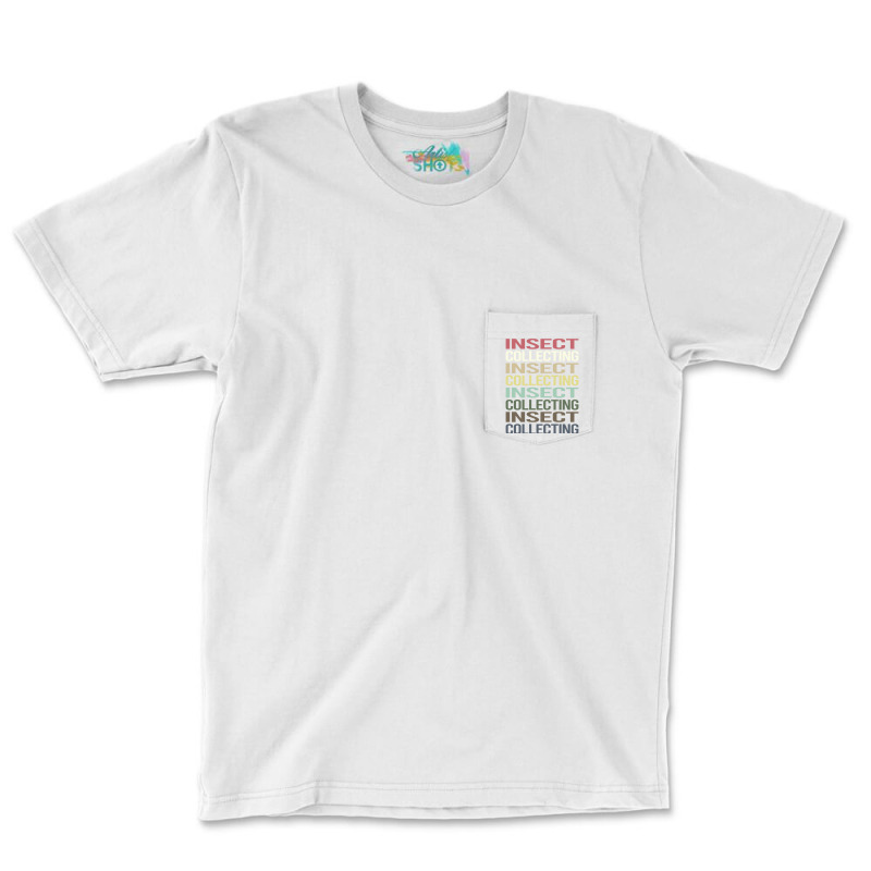 Colorful Text Insect Collecting Retro Pocket T-Shirt by didamyeten3 | Artistshot