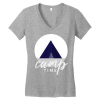 Camp Time Camping Women's V-neck T-shirt | Artistshot