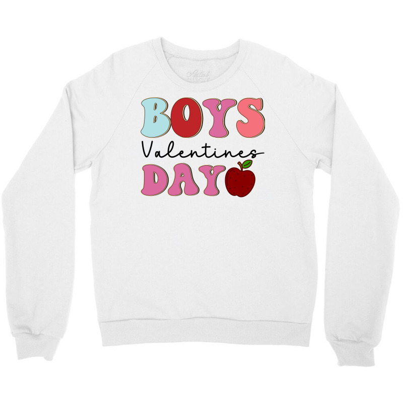 Boys Valentines Dayvalentines Day Valentine Gift ( Crewneck Sweatshirt | Artistshot