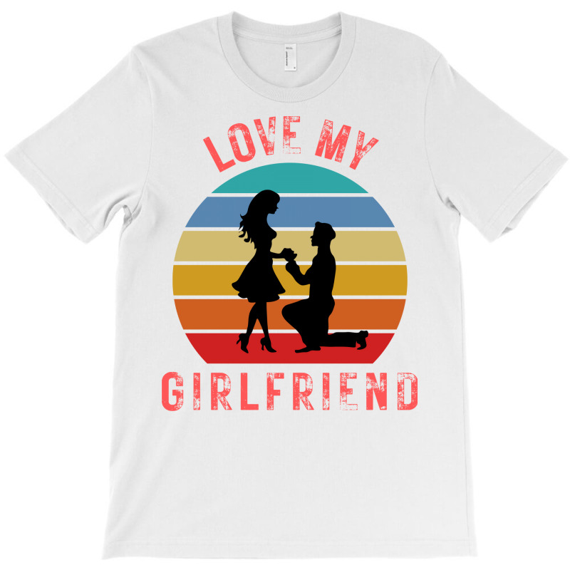 Love My Girlfriend 80s (1) T-Shirt by woelkelytjeb | Artistshot