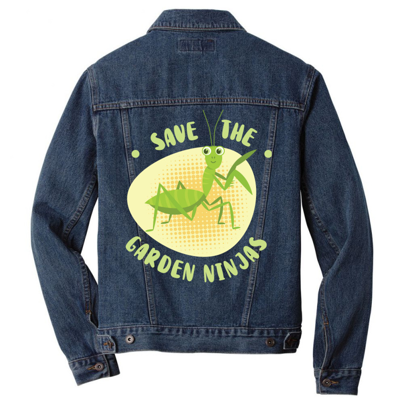 Insects Praying Mantis Garden Ninja Entomologist Y Men Denim Jacket by didamyeten3 | Artistshot